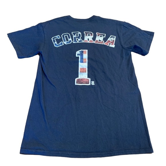 Majestic Astros Women’s Team Baseball Correa T-Shirt Size Small - Picture 4 of 5